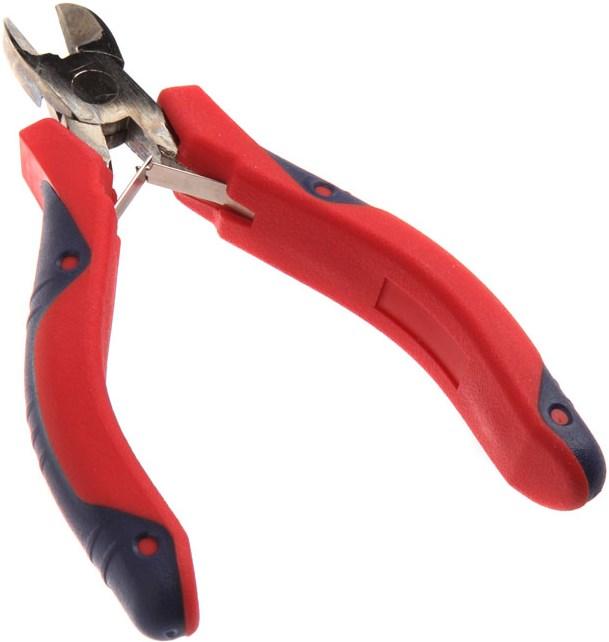 Produktbild InLine Seitenschneider - rot/blau (110 mm)