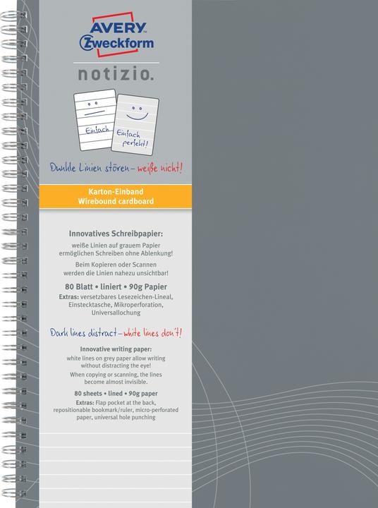 Produktbild Avery ZWECKFORM - NOTIZIO - Spiralbücher (A4, Liniert)