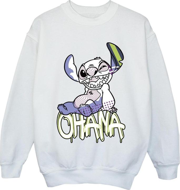 Disney Lilo And Stitch Ohana Graffiti Sweatshirt Mädchen