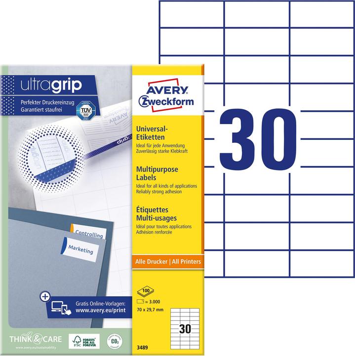 Produktbild Avery Universal-Etiketten