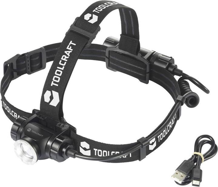 Toolcraft TO-7838472 Lampe frontale à LED SMD alimentée par batterie 1000 lm 5.5 h TO-78384 (1000 lm)