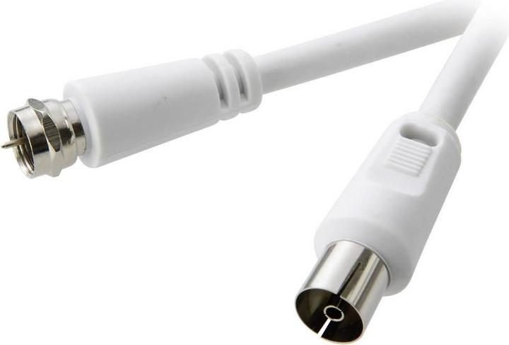 Produktbild SpeaKa Professional SpeaKa SAT/Antennen-Kabel F-Stecker an Antennenbuchse (90 dB, Antennenkabel)