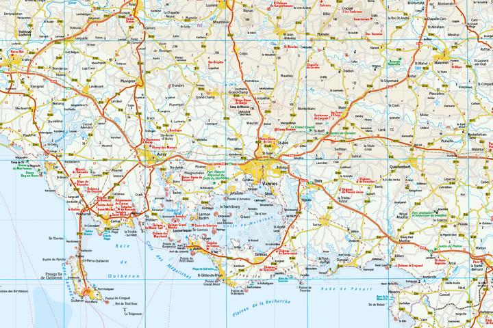 Produktbild Landkarte Bretagne 1 : 200.000 200000