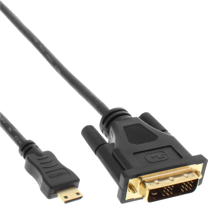 Actual product image InLine DVI — mini HDMI (Typ C) (1.50 m, DVI, HDMI)
