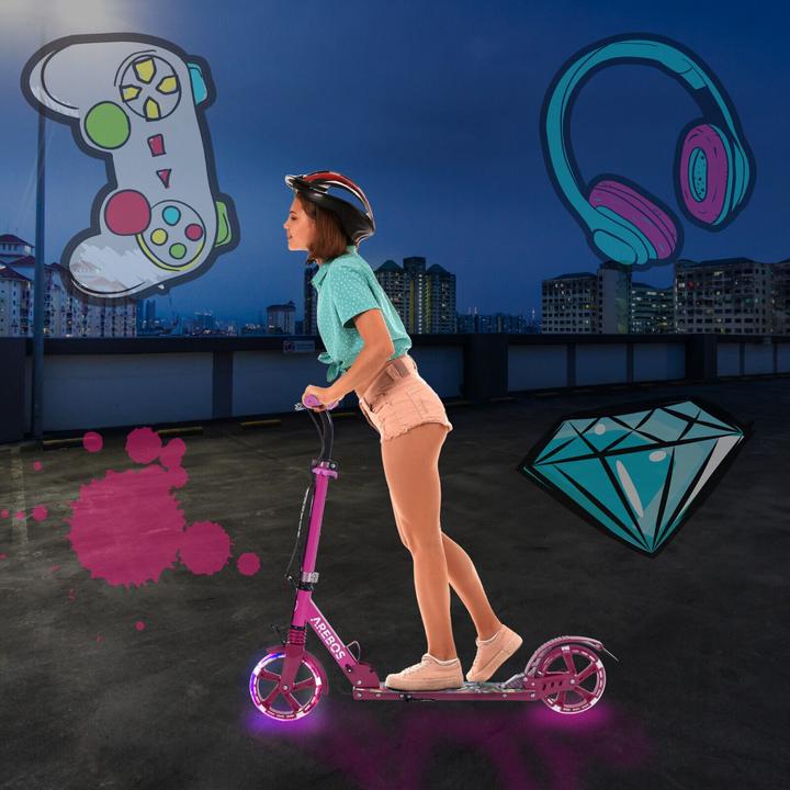 Actual product image Arebos Pedal scooter