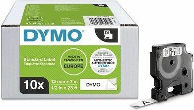 Produktbild Dymo 1x10 D1 Schriftband 9mmx7m auf (0.90 cm, Weiss)