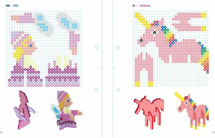Produktbild Mein buntes Vorlagenbuch Bügelperlen 3D-Motive