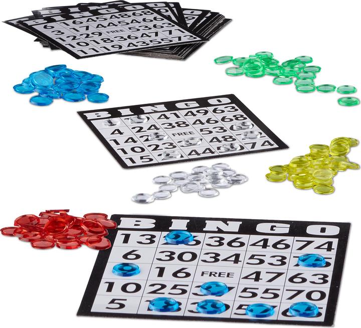 Image du produit Relaxdays Jeu de bingo avec tambour de tirage (Anglais)