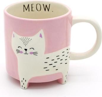 Produktbild Winkee Kaffeebecher Cute Animal - Katze (500 ml, 1 x)