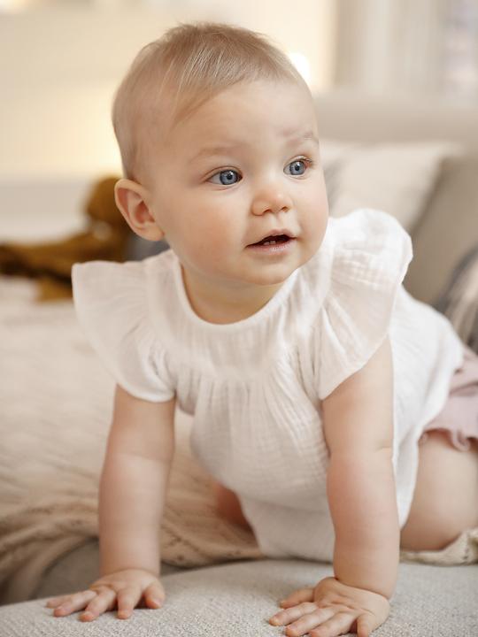 Immagine prodotto Vertbaudet Mädchen Baby Bluse mit kurzen Volantärmeln (74)