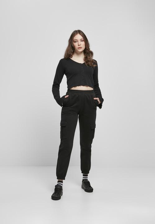 Actual product image Urban Classics Ladies High Waits Cargo Sweat Pants (S)