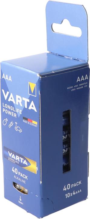 Produktbild Varta Longlife Power (40 Stk., AAA, 1260 mAh)