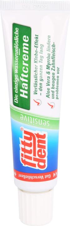 Produktbild Sanhelios fittydent sensitive wasserunlösliche Haftcreme für Zahnprothesen, 40 g Creme