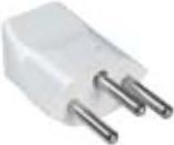 Produktbild Bachmann safety plug Switzerland CH 10A / 250V white