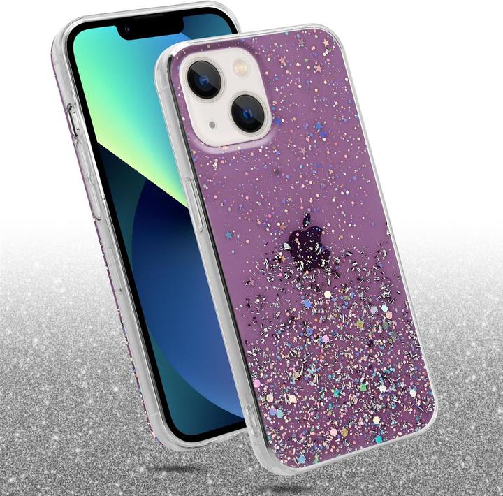 Image du produit Cadorabo Couverture TPU paillettes scintillantes (Apple iPhone 13)