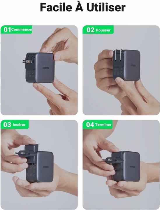 Produktbild Ugreen Nexode Travel (65 W)