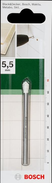 Image du produit Bosch Zubehör Foret à carrelage D= 5,5 mm L= 70 mm (4 mm)