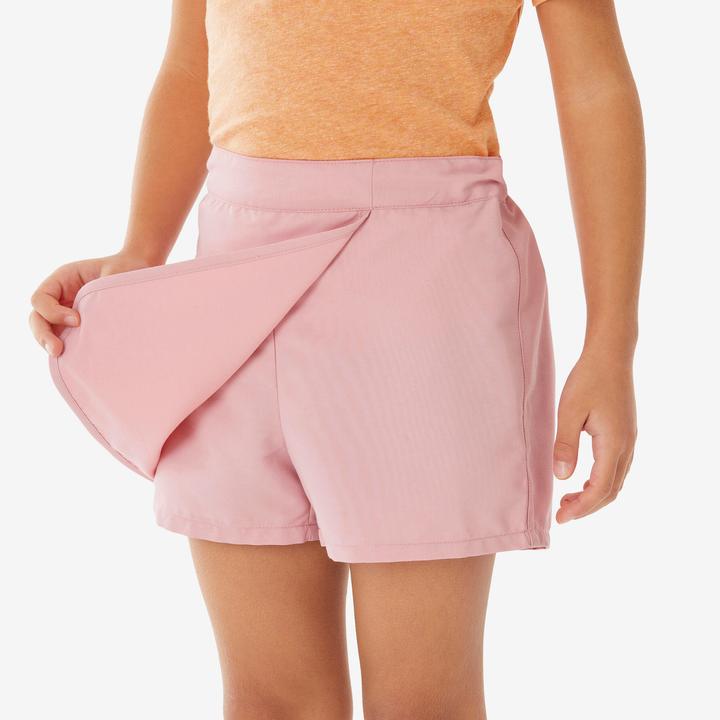 Image du produit Quechua Jupe short de randonnée - MH100 KID rose -enfant 2-6 ans