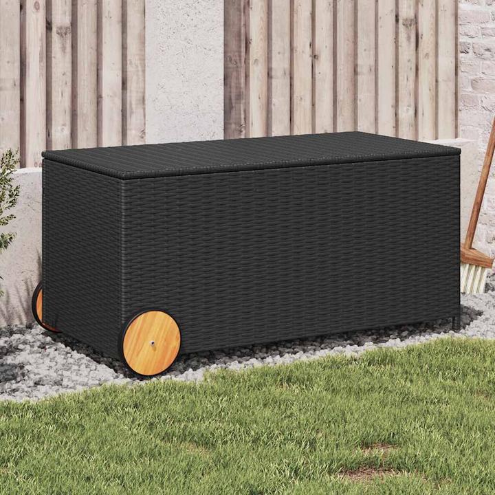 Produktbild VidaXL Gartentruhe mit Rollen 190L
