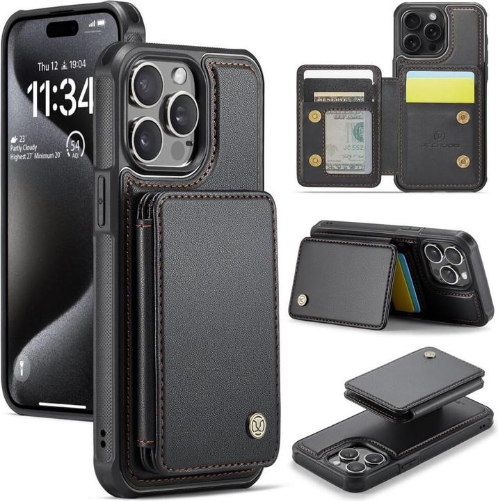 Produktbild Cover-Discount iPhone 16 Pro Max - 2-in-1 Backcover mit Kreditkarten-Etui (Apple iPhone 16 Pro Max)
