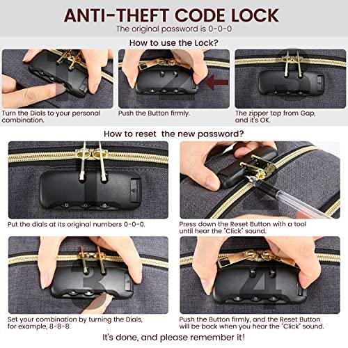 Produktbild Only-Bags.Store Rucksack Schulrucksack Teenager Laptop Rucksack 15.6 Zoll Wasserdicht Schultasche Anti-Diebstahl