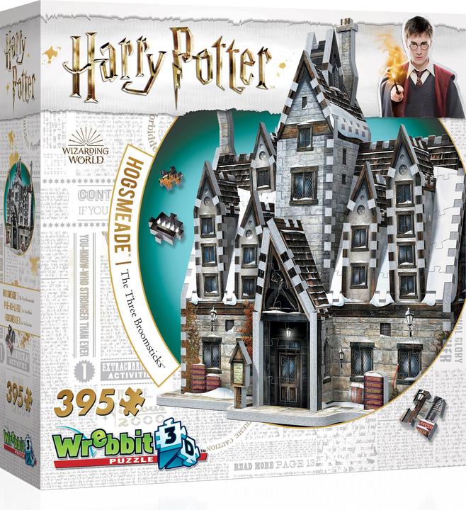 Actual product image Wrebbit 3D The three brooms (395 pieces)
