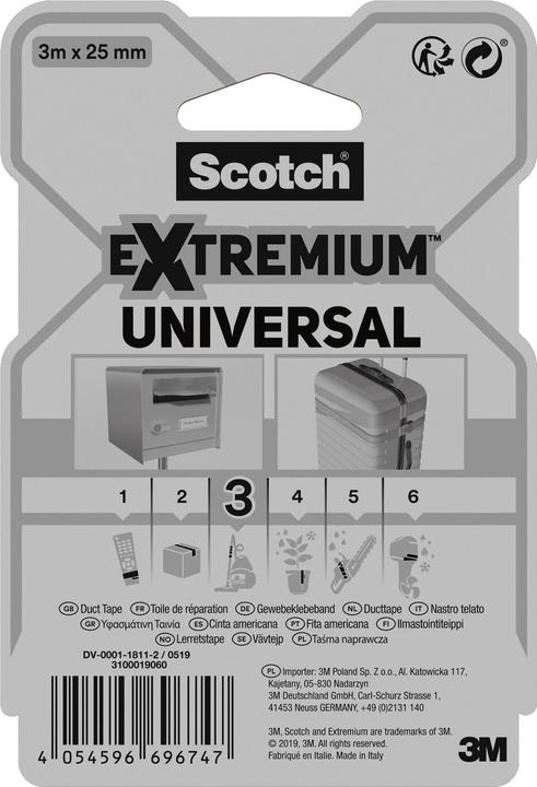 Produktbild Scotch Extremium Universal Klebeband (25 mm)