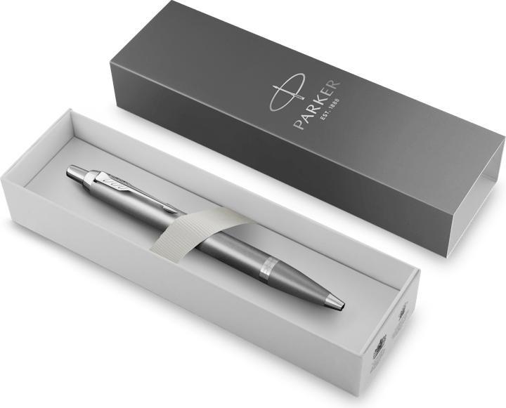 Produktbild Parker Pen Parker IM Writing Rituals Kugelschreiber Grau, Strichst. M (Grau, 1 x)