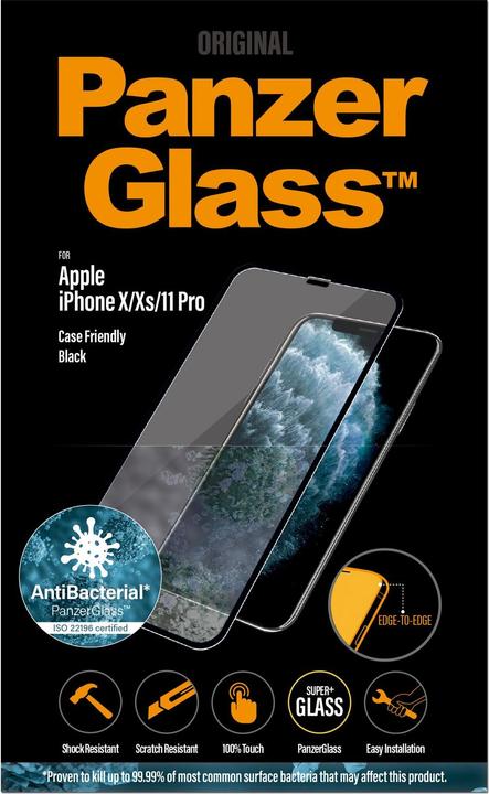 Actual product image PanzerGlass edge to edge (1 Piece, Apple iPhone 11 Pro)