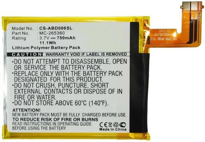 Image du produit AGI Batterie compatible avec Amazon Kindle 4 - Batterie - 890 mAh