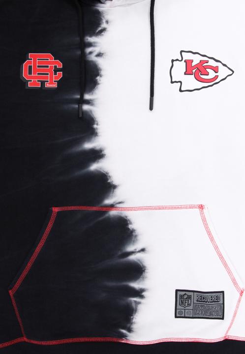 Immagine prodotto Recovered Felpa con cappuccio in pile Re:covered - INK DYE Kansas City Chiefs - XXL (XXL)