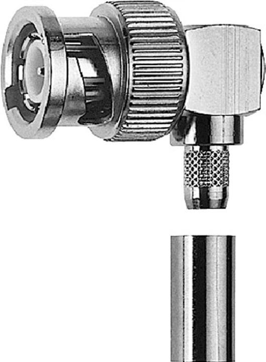 Immagine prodotto Telegärtner Connettore angolare BNC a crimpare G05 50 Ohm, a saldare/crimpare, A0505, G05 (RG-223/U)