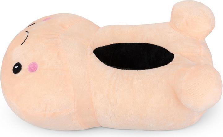 Actual product image Easytoys Penis-shaped Slippers with Smiley Face - Beige (L, XL)