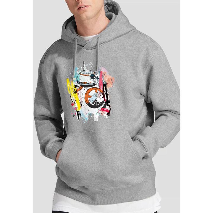 Immagine prodotto Star Wars Felpa con Cappuccio BB-8 Astratta Uomo (L)