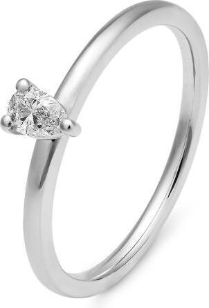 Breuning RING - BRILL. 0,17 Ct. H/si (56, 585/14 K Gold)