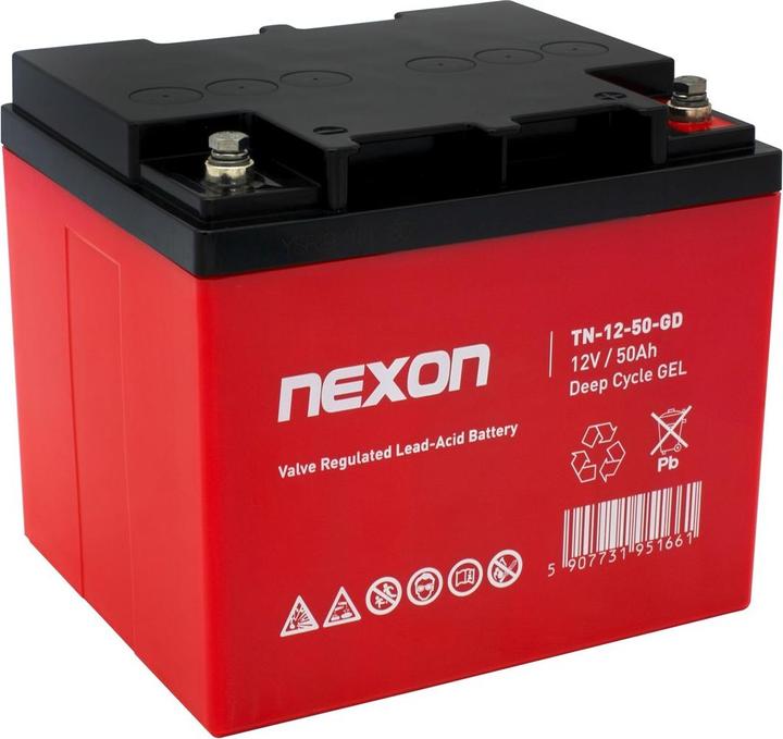 Actual product image Nexon TN-GEL 12V 50Ah gel battery with long service life