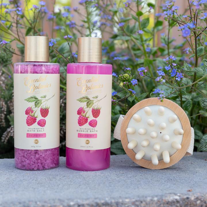 Image du produit Accentra Set de bain ESSENTIAL BOTANICS - FRUITS en coffret cadeau, comprenant un bain moussant de 200ml (Set soin capillaire)