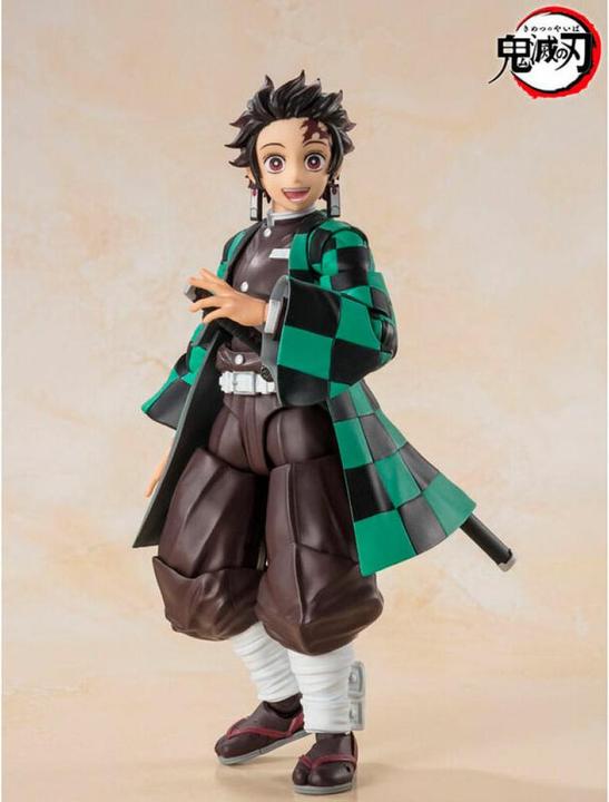 Actual product image Tamashii Nation Demon Slayer: Kimetsu no Yaiba S.H. Figuarts Actionfigur Tanjiro Kamado 14 cm