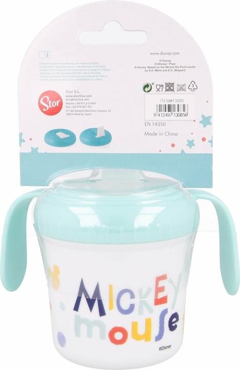 Produktbild Stor Becher mit Ohren und Trinker 250ml Mickey Mouse (250 ml)