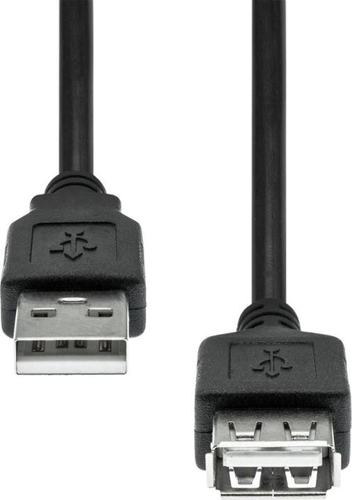 Produktbild ProXtend USB 2.0 Extension Cable Black 3M (3 m, USB 2.0)