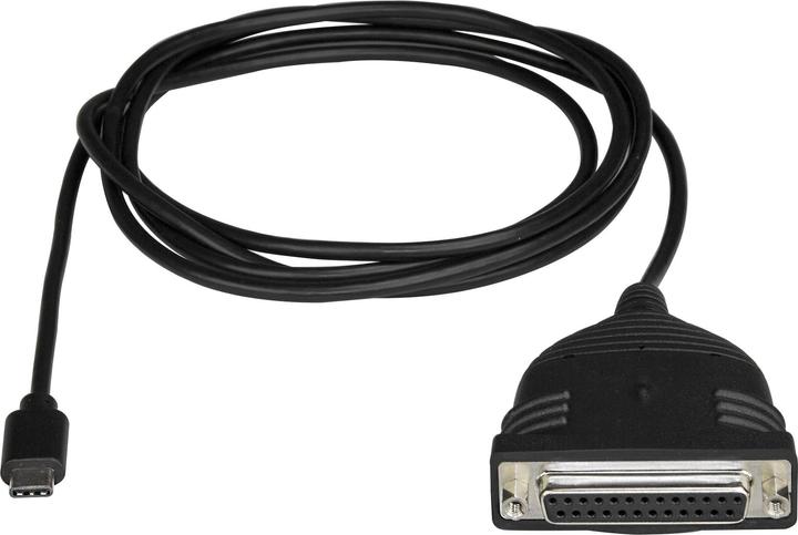 Actual product image StarTech USB-C to Parallel Printer Cable - USB to DB25 - Printer Cable Adapter - USB C Printer Cable - Bus (1.83 m, Parallel (printer))