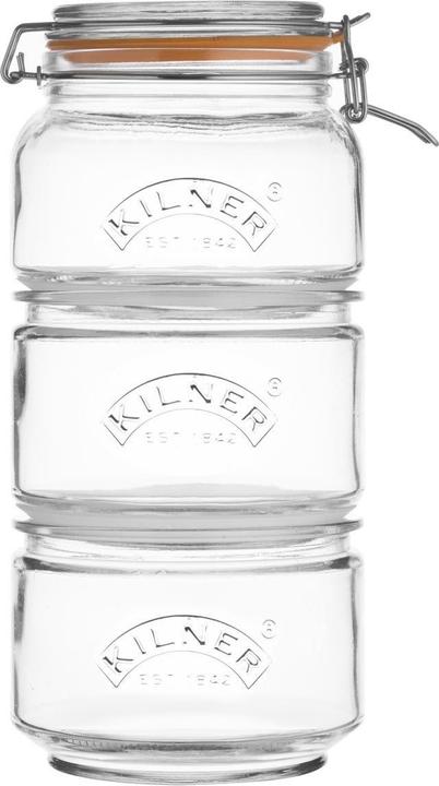 Produktbild Kilner Einmachglasset stabelbar 3 Stück (3 Stk., 0.90 l)