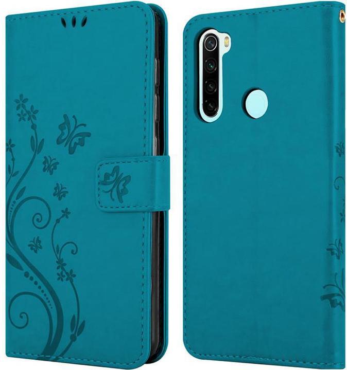 Image du produit Cadorabo Couverture du livre de fleurs (Xiaomi Redmi Note 8, Xiaomi Redmi Note 8 2021)