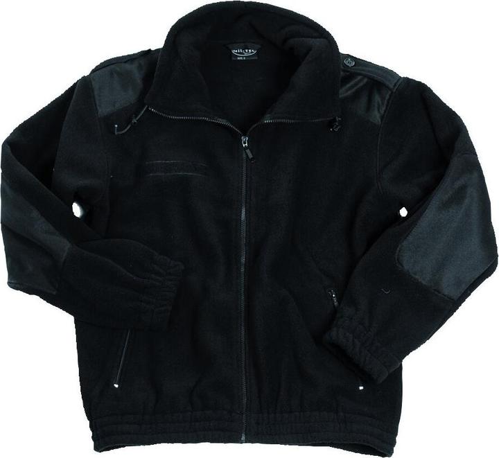 Mil-tec Kälteschutzjacke Fleece Schwarz L (L)
