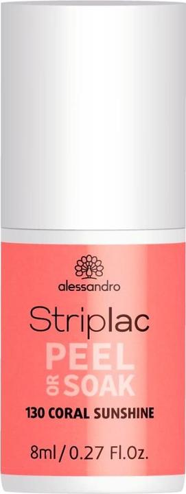 Produktbild Alessandro Striplac Peel or Soak (130 Coral Sunshine, Farblack)