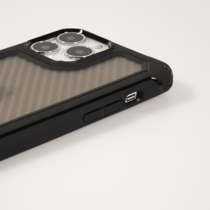 Image du produit PhoneLook Coque Cover Military Élite avec dos en carbone semi-transparent (Apple iPhone 14 Pro)