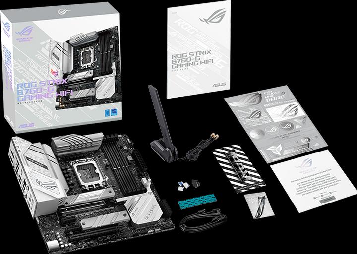Image du produit ASUS ROG STRIX B760-G GAMING WIFI (LGA 1700, Intel B760, mATX)