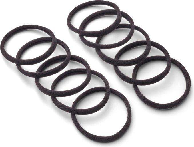 Trisa Haargummis nahtlos dünn 4.5cm schwarz 10 Stk. (Haargummi)