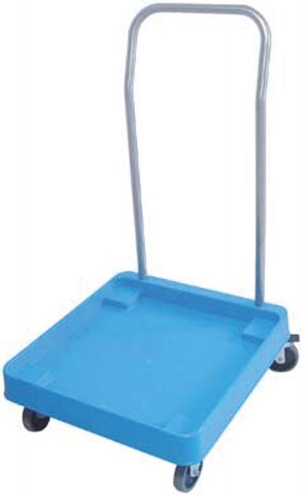 GN Schalen Panier à vaisselle Chariot bleu avec poignée 57.5x54.5x21cm H92cm