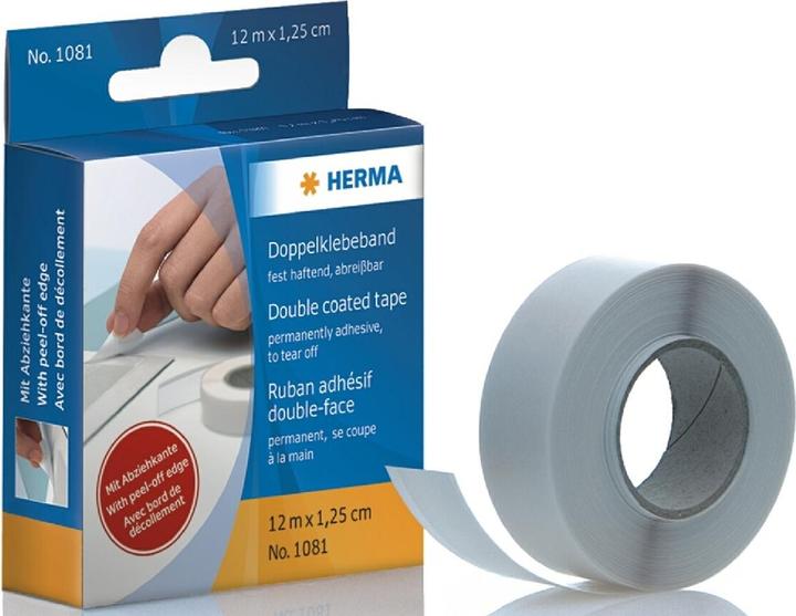 Produktbild HERMA Doppelseitiges Klebeband (12.50 mm)